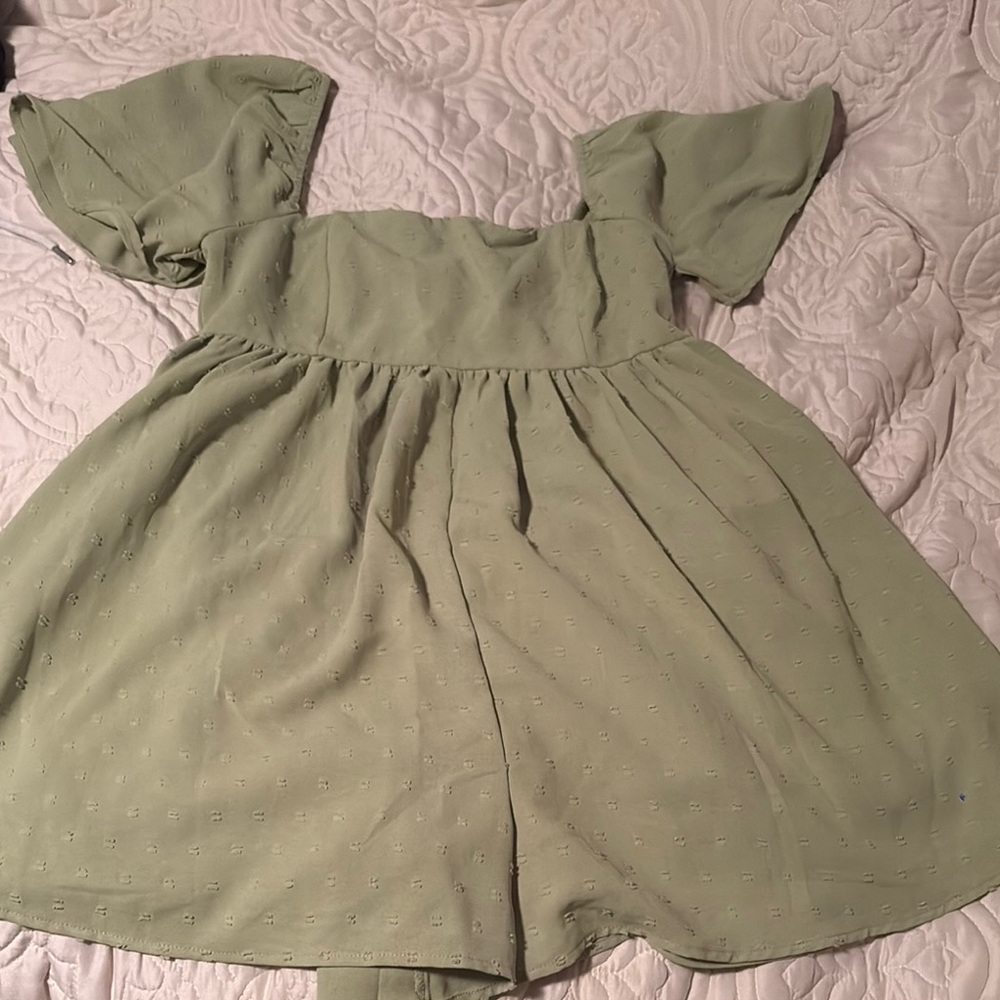 Vestique Olive Green Romper